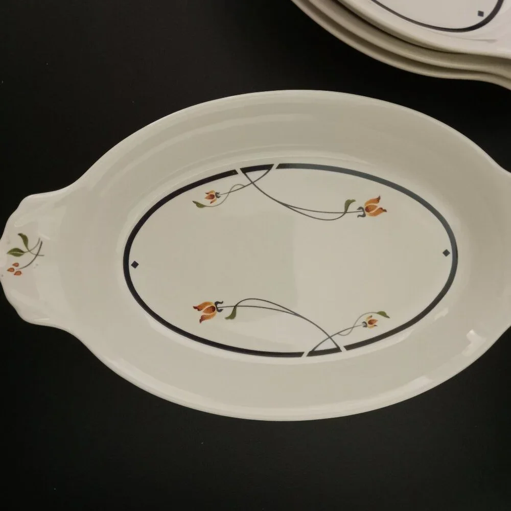 4 Vintage Ariana by Gorham Gourmet Collection Au Gratin Dishes - Picture 2 of 4